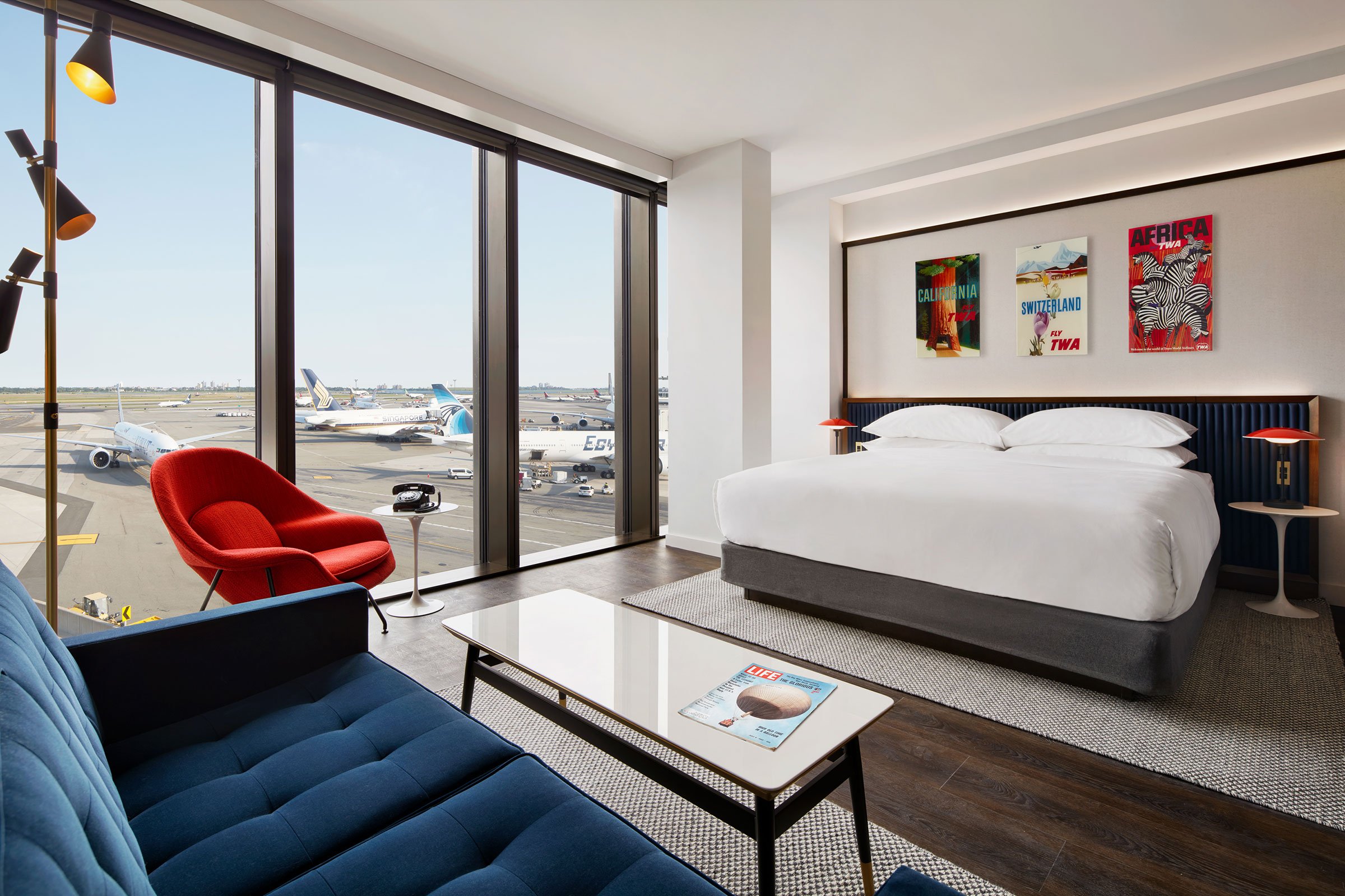 Executive King Suite With Runway View | TWA Hotel