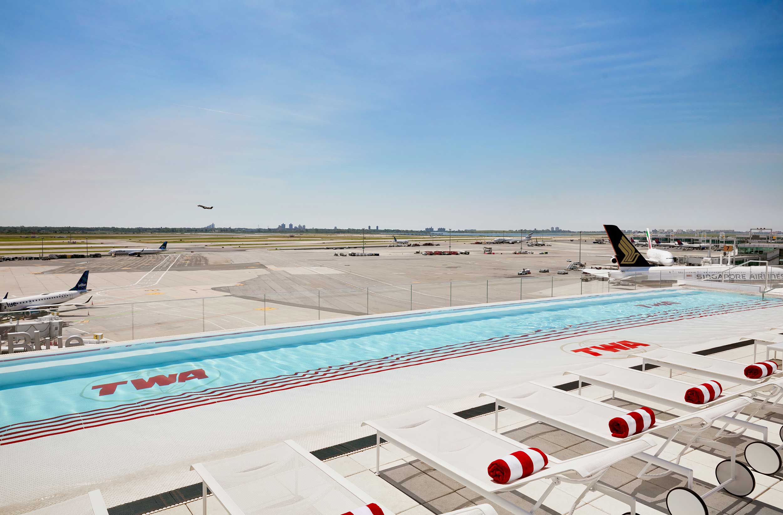 The Pool Bar TWA Hotel at JFK Airport